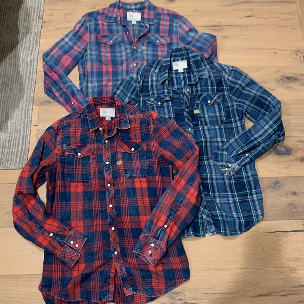 G-Star Raw Flannel Lot